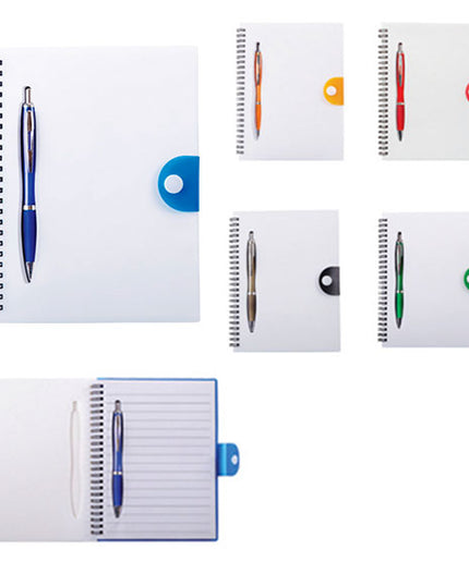 LIBRETA CON PLUMA