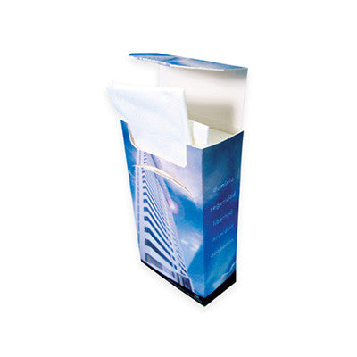GENERICO Caja Dispensador pañuelos papel higiénico Celeste 3732