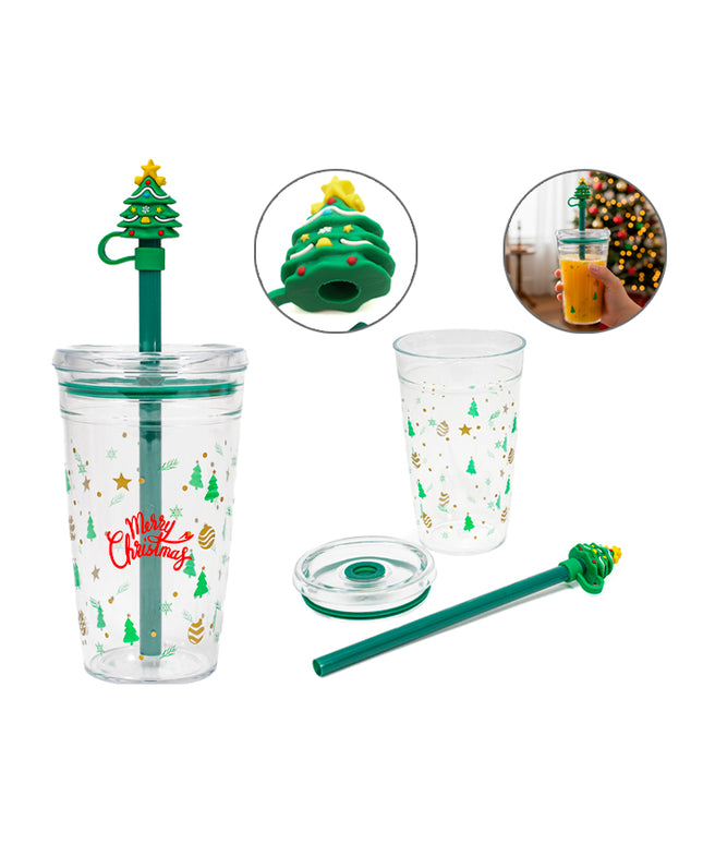 VASO ÁRBOL NAVIDAD