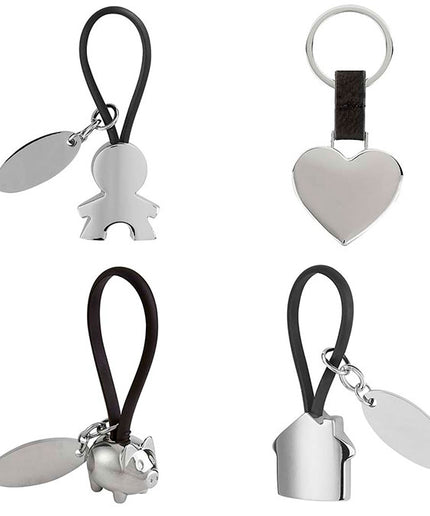 LLAVEROS MUÑECO, CORAZON, CASA Y COCHINITO